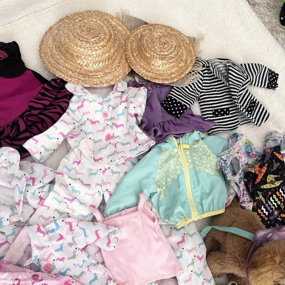 Our Generation Huge 18” Girl Doll Clothes Dresses Accessories Lot